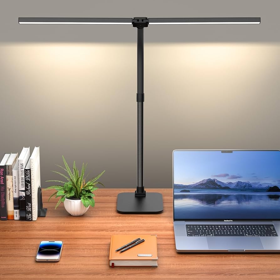 Modern LED desk lamp office workspace task lighting